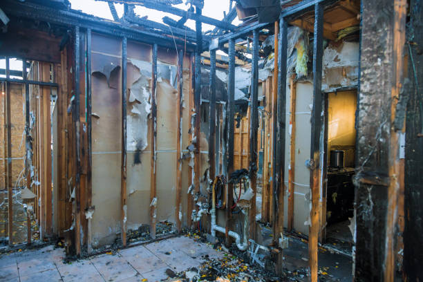 Professional Fire Damage Repair technician working in Glendale, OH
